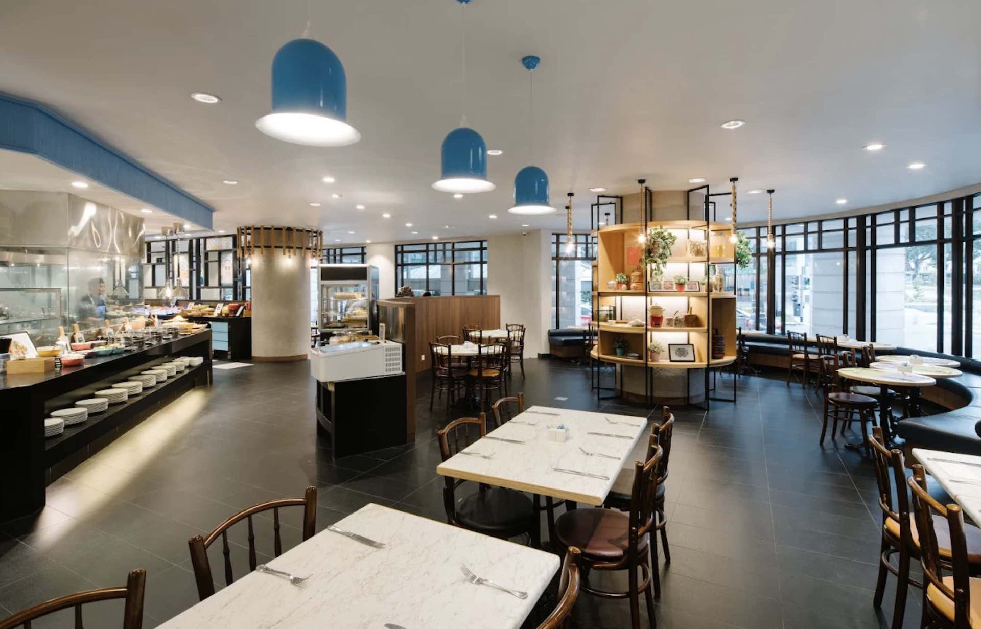 Dining at Straits Café in Singapore